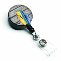 Mahi Mahi Dolphin Fish Retractable Badge Reel
