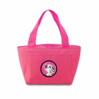 Pink Dalmatian Zippered Insulated School Washable And Stylish Lunch Bag Cooler