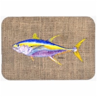 15 x 12 in. Fish Tuna Glass Cutting Board, Large