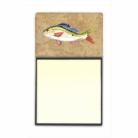 Rainbow Trout Refiillable Sticky Note Holder or Postit Note Dispenser&#44; 3 x 3 In.