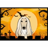 Halloween Afghan Hound Indoor & Outdoor Mat, 24 x 36 in.
