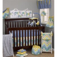Zebra Romp 8 Piece Crib Bedding Set