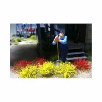 Bachmann BAC31045 10 mm Grass Tufts, Yellow & Red - 50 Pieces