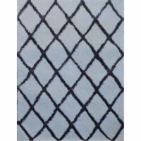 Noble House MORO20157 5 x 7 in. Moro Rug, White & Grey