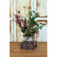 Distinctive Designs 17102 Waterlook Poke Berries, Elm, Allium, Grass And Thistles in A Crate
