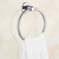 Stainless Steel Towel Ring Holder Hanger Polished Chrome Wall Mounted Bathroom Home Hotel