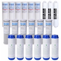21 pcs Reverse Osmosis Water Replacment Filters Sediment/Carbon block /inline