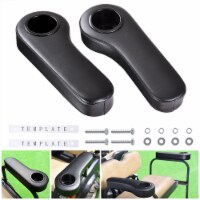 Yescom 2pcs Universal Golf Cart Armrest Cushion with Cup Holder Fits for Club Car Rear Seats