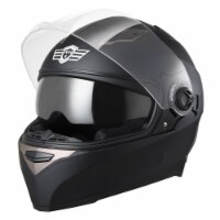 DAHR RUN-F1OT Motorcycle Full Face Helmet Dual Visors Sun Shield ABS Street Bike Touring