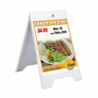 19 x 32 InstaHibit A-Frame Signboard Double Side Sandwich Board Sidewalk Sign