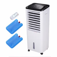 Evaporative Cooler Portable Air Cooler Humidifier with Remote Control Ice Pack Energy Saving