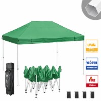 Instahibit 10x15ft Pop Up Canopy Tent Commercial Instant Shelter 550D Oxford Canopy with