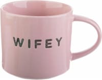 Pacific Market International Wifey Stacking Mug - Pink