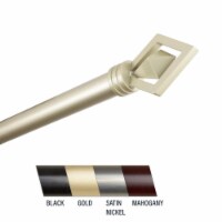 Central Design 100-69-663 Lance 1 in. Curtain Rod, 66-120 in. - Light Gold