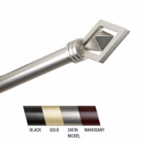 Central Design 100-69-1605 Lance 1 in. Curtain Rod, 160-240 in. - Satin Nickel