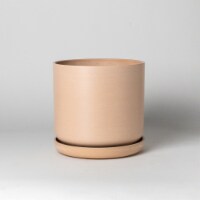 9 Planter Pot with Saucer, Drainage Hole & Plug, Modern Plant Pot, Indoor Planter