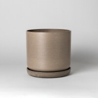 9 Planter Pot with Saucer, Drainage Hole & Plug, Modern Plant Pot, Indoor Planter