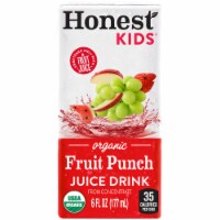 Honest Kids Organic Juice Fruit Punch 10 Count Perspective: Main
