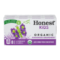 Honest Kids® Organic Goodness Grapeness® Juice Cartons Perspective: Main