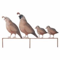 Regal Art & Gift REGAL05339 Quail Family Yard Art