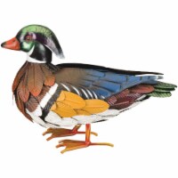 Regal Art & Gift 15 In. H. Metal Male Wood Duck Lawn Ornament 12596
