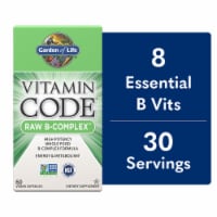 Garden of Life Vitamin Code Raw B-Complex, B12, Biotin, High Potency, Energy & Metabolism, Capsules Perspective: Main