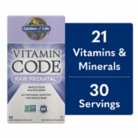 Garden of Life Vitamin Code Raw Prenatal Multivitamin, Nutritional Support for Mom & Baby, Capsules Perspective: Main