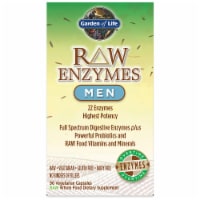Garden of Life Raw Enzymes for Men Vegetarian Capsules Perspective: Main