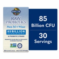 Garden of Life Raw Probiotics Men 50 & Wiser 85 Billion CFU Capsules Perspective: Main