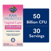 Garden of Life Raw Probiotics Vaginal Care with Enzymes, Shelf Stable, Once Daily Capsules Perspective: Main