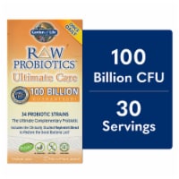 Garden of Life Raw Probiotics Ultimate Care, One a Day Probiotic, Enzymes Capsules, 100 Billion CFU Perspective: Main