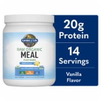 Garden of Life Raw Organic Meal Replacement All-in-One Shake 20g Vegan Protein Vanilla Powder Perspective: Main