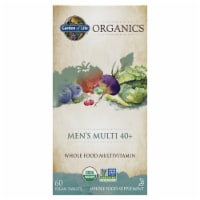 Garden of Life® Organics Men's Multi 40+ Vegan Tablets Perspective: Main