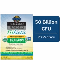 Garden of Life Dr. Formulated Fitbiotic Weight Management Probiotic Powder Packets, 50 Billion CFU Perspective: Main