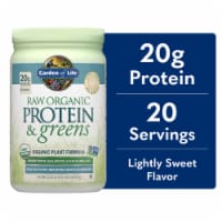 Garden of Life Raw Organic Protein & Greens 20g Vegan Protein + 6 Veggies Vanilla Powder Perspective: Main