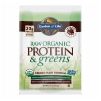 RAW Protein and Greens - Chocolate Pkt Perspective: Main