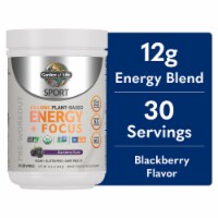 Garden of Life® Sport Blackberry Flavor Organic Energy + Focus Powder Perspective: Main