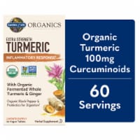 Garden of Life® Organics Extra Strength Turmeric Inflammatory Response Vegan Tablets 100mg Perspective: Main