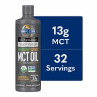 Garden of Life Dr. Formulated Brain Health 100% Organic Coconut MCT Oil, Unflavored Liquid, 13g MCT Perspective: Main