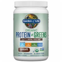 Garden of Life® Organic Protein + Greens Chocolate Protein & Veggie Shake Powder