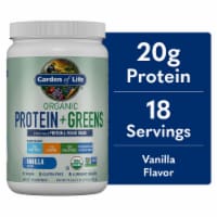 Garden of Life Organic Protein & Greens 20g Vegan Protein + 6 Veggies Vanilla Powder Perspective: Main