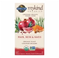 Garden of Life mykind Organics Hair Skin & Nails Plant Collagen Builder Supplement Tablets