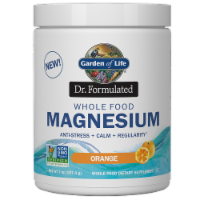 Garden of Life Dr Formulated Magnesium Orange Powder Drink Mix Perspective: Main