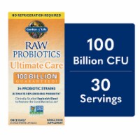 Garden of Life Raw Probiotics Ultimate Care, Enzymes, Shelf Stable One a Day Probiotic Capsules Perspective: Main