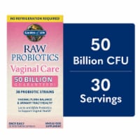 Garden of Life Raw Probiotics Vaginal Care, Urinary Tract Health, Enzymes, Once Daily Capsules Perspective: Main