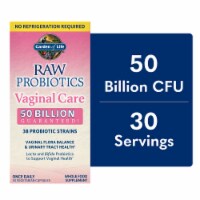 Garden of Life Raw Probiotics Vaginal Care, Urinary Tract Health, Enzymes, Once Daily Capsules Perspective: Main