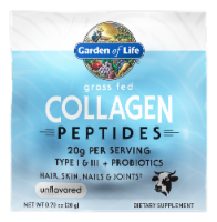 Garden of Life Grass Fed Collagen Peptides Packet Perspective: Main