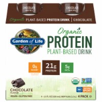 Organic Chocolate Plant Protein Shake Perspective: Main