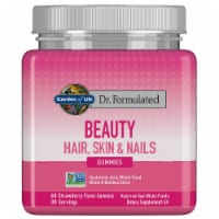 Garden of Life Dr. Formulated Beauty Hair Skin & Nails Strawberry Flavor Gummies
