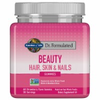 Garden of Life Dr. Formulated Beauty Hair Skin & Nails Strawberry Flavor Gummies